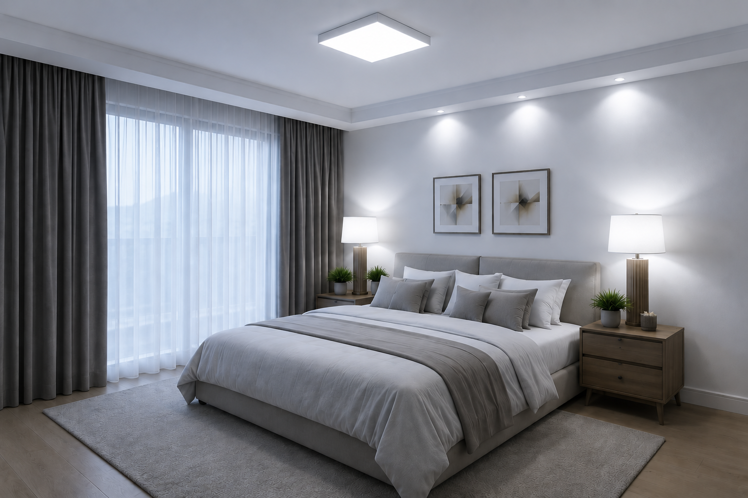 Quarto — Luz Fria